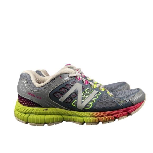 New Balance Shoes Womens 9 Athletic Trainers Running Active 1260 V4 Sneaker Gray - Picture 1 of 11